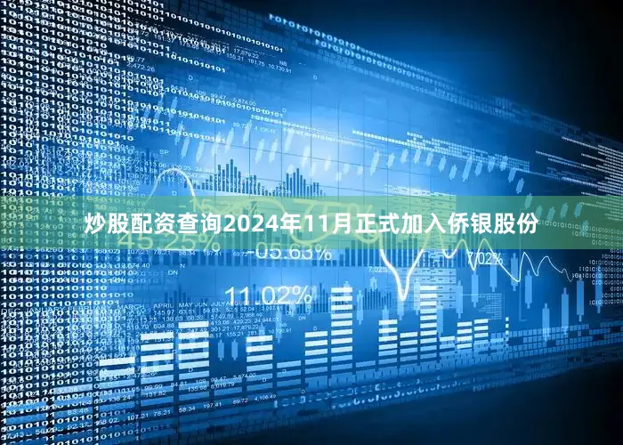 炒股配资查询2024年11月正式加入侨银股份